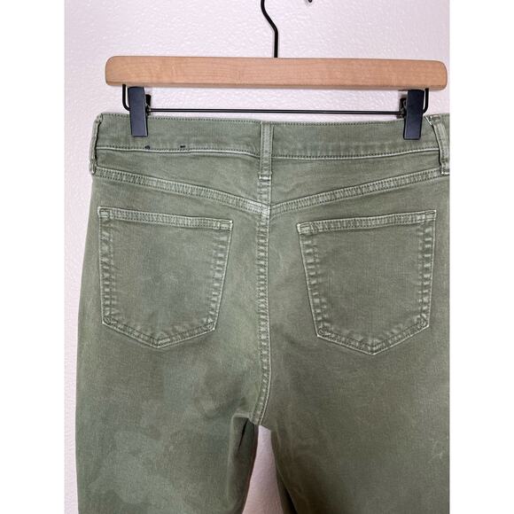 GAP True Skinny Olive Green Raw Hem Jeans Size 8/29P - Picture 6 of 12